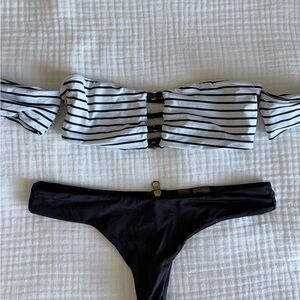 Beach Bunny Elegant black + white Swimwear
